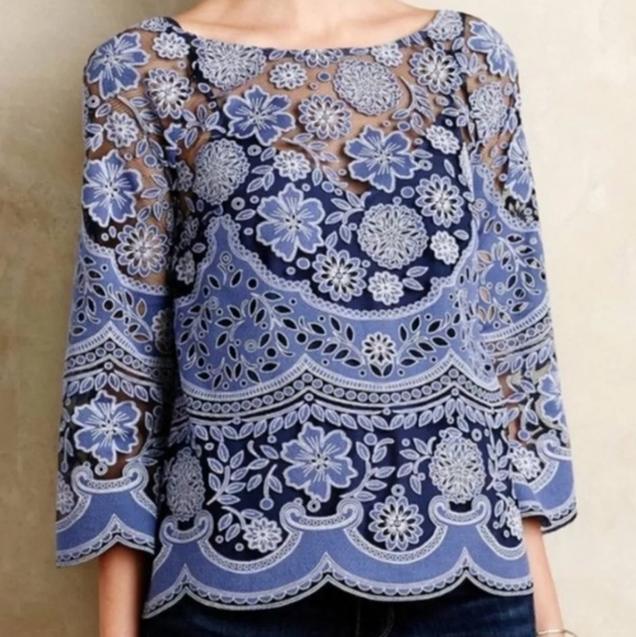 Anthropologie Tops - ANTHRO | HD in Paris Lace Top